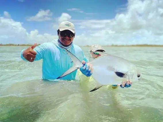 pesca mosca permit palometa mexico