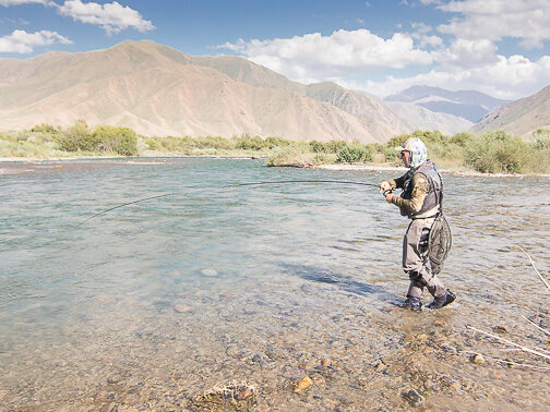 fly fishing kyrgyzstan