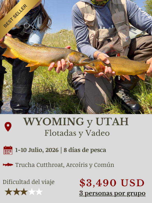 Viaje de Pesca con Mosca a Estados Unidos Wyoming