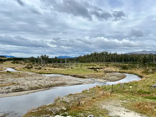 River fly fishing in tierra del fuego