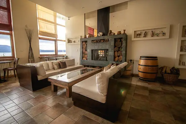 Cozy fly fishing lodge surrounded by the wilderness of Tierra del Fuego